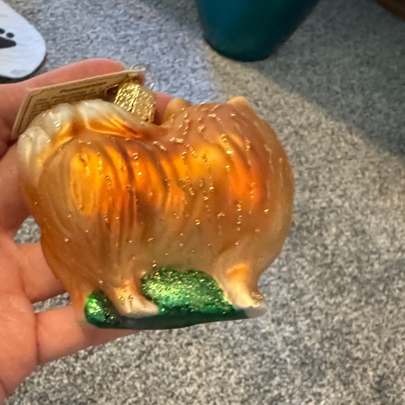Golden Pomeranian Holiday Ornament #1 - Picture 3 of 5